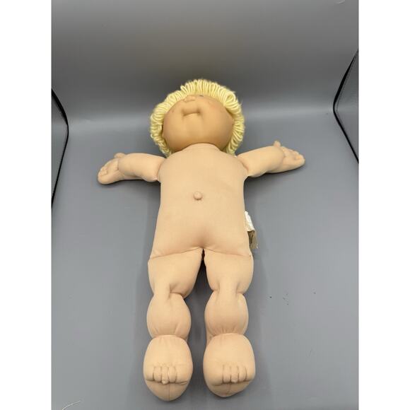 Vintage Cabbage Patch Kids Boy Doll Mets Uniform Yarn Hair 1978 1982 Coleco - Picture 5 of 9